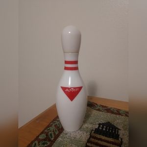 6.75" Avon Strike! Wild Country After Shave AMF 4 oz Bowling Pin Bottle *EMPTY*